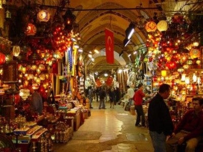 Grote Bazaar Istanbul Turkije
