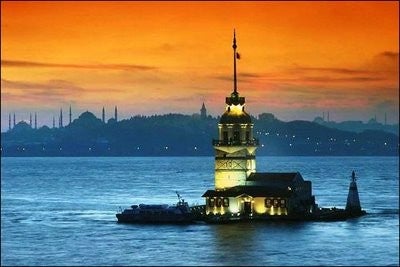 Leander toren Istanbul Turkije
